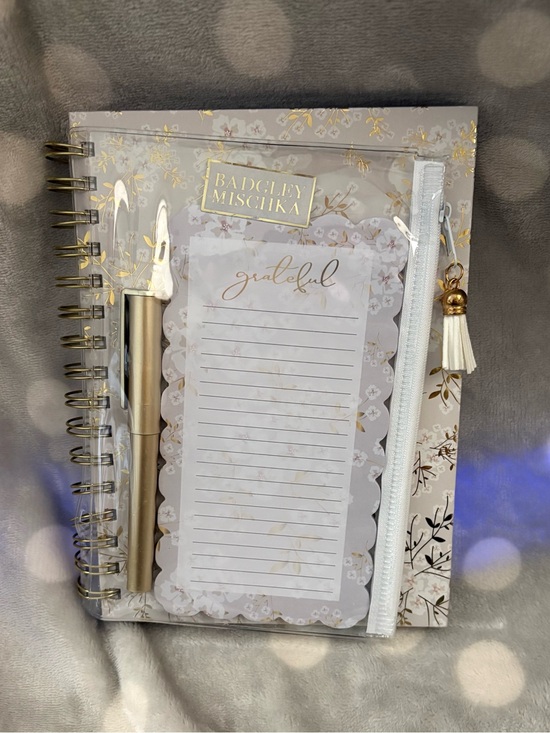 Badgley Mischka Other - Badgley Mischka Journal Set with Note Pad, Pen & Pencil Pouch - NEW